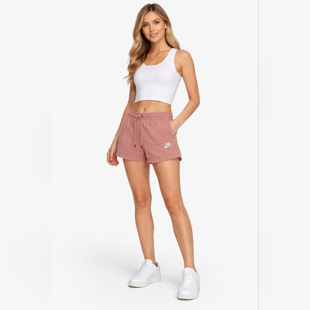 Nike Fleece Lounge Shorts Medium 🧡 Cozy Athleisure Casual